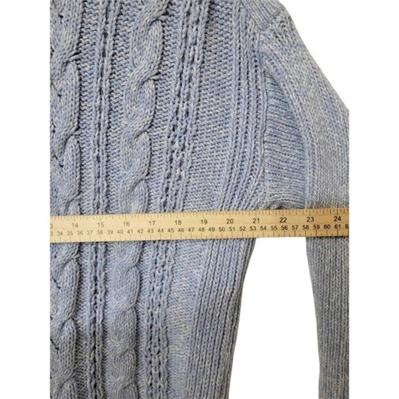 M&S collection sweater Womens size xl baby blue‎ cotton blend heavy and warm - Picture 4 of 6